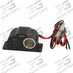 WILSON ANTENNAS Power Adapter: Power Splitter and Charger, 3 Connections, 12 in Cord Lg, Black (MPN 30512V2USB). Key specifications — Color: Black; Includes: Self-Adhesive Pad; Product Type: Power Splitter and Charger; Compatible Devices: 12V Devices; Brand: WILSON ANTENNAS; Ports: USB.