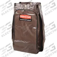 RUBBERMAID COMMERCIAL PRODUCTS Replacement Bag: Brown, 33 in Overall Ht, 10 1/2 in Overall Wd (MPN 1966885). Key specifications — For Use With: Linens and Laundry; Brand: RUBBERMAID COMMERCIAL PRODUCTS.