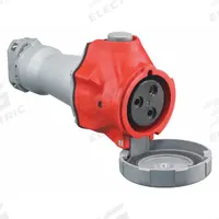 HUBBELL Pin and Sleeve Connector: Red, 480V AC, Single Phase, 30 A, 2 Pole, 3 Wire, IEC Grounding (MPN HBLS330C7W). Key specifications — Brand: HUBBELL.
