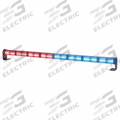 CODE 3 Warning and Directional Light Stick: Combo Warning and Directional Light, Blue/Red, 68 W Watt (MPN MTS835MC-RB). Key specifications — Brand: CODE 3; Lens Color: Clear; Number of Flash Patterns: 41; Installation Type: Removable; Operating Voltage: 12 to 24V.