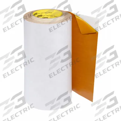3M Film Tape: Permanent, 2 in Roll Wd, 60 yd Overall Roll Lg, 3 mil Thick - Thermal Double-Sided Bonding Film Tape Strips