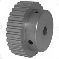 APPROVED VENDOR Timing Pulley: Trapezoidal, Fixed, For XL Timing Belt Section, For 3/8 in Belt Wd (MPN 32XL037-6A4). Key specifications — Brand: APPROVED VENDOR; Tooth Profile: Trapezoidal; Finish: Clear Anodized.