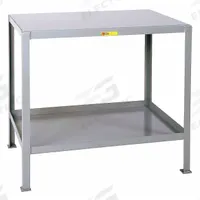 LITTLE GIANT Work Table: Fixed Ht, Steel, 48 in x 24 in, 2,000 lb Overall Load Capacity, Steel (MPN MT2448-2). Key specifications — Brand: LITTLE GIANT; Unit Type: Not Expandable or Modular.