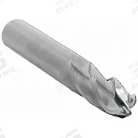 OSG Ball End Mill: Carbide, 4 Flute, 27/64" Mill Dia, 1" LOC, 2-3/4" OAL (MPN 404-4219-BN)