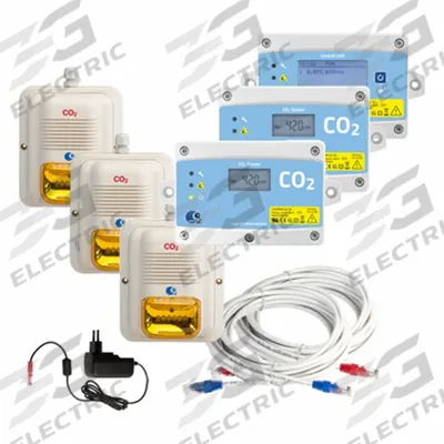 LOGICO2 Carbon Dioxide Sensor: Mk9 Central Unit - Gas Detectors, Controllers & Transmitters