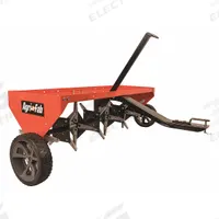 AGRI-FAB Lawn Aerator: Straight Plug, 48 in Working Wd, 5/8 in Spike Dia, 3 in Aeration Dp, Steel (MPN 45-0299). Key specifications — Brand: AGRI-FAB; Frame Material: Steel; Spike Wheel Type: Straight Plug.