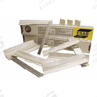 ESAB Ceramic Weld Backing: Flat Rectangle, 2 in x 2 in x 3/8 in, 36 ft Lg Per Box, Acrylic (MPN 693000051). Key specifications — Adhesive Material: Acrylic; Ceramic Material: Ceramic; Brand: ESAB.