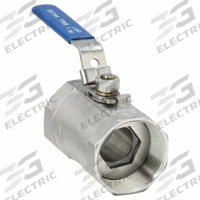 USA INDUSTRIALS Manual Two-Way Ball Valve: 2 in, 304 Stainless Steel, Straight Valve Body - Stainless Steel Ball Valves