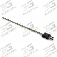 DAYTON Thermocouple Probe: -346°F to 2,193°F /-210°C to 1,200°C, Type J, Rounded Tip, 6 in Probe Lg (MPN 36GL10). Key specifications — attr1275752: 20 AWG; attr1275757: 6 in; attr1275763: ±1.1 % Below 293 °C, ±0.4 % Otherwise; attr1275765: 36GL10; attr1275769: DAYTON; attr1434700: Weld.