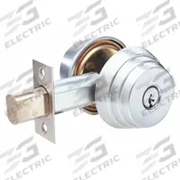 ARROW Deadbolt Lock: Cylindrical, 1 3/8 in Door Thick - Max, Chrome (MPN E64 26D). Key specifications — ADA Compliant: Yes; Brand: ARROW; Cylinder Core Type: Conventional Core Cylinder; Finish: Satin Chromium-Plated; Keyway Type: AR1; Visual Indicator Message: No Message; Includes Core: Core Included; Ligature Resistance: Not Ligature-Resistant.