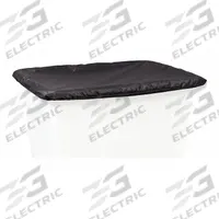 ROYAL BASKET TRUCKS Vinyl Cover: 52 in L 36 in W 3 in H, Fits 25 cu ft, 0.93 cu yd, Black, Vinyl (MPN G20-KKX-VCN). Key specifications — Lid/Cover Material: Vinyl; For Use With Grainger Item Number: 9TZN4; For Use with Series: PG; Brand: ROYAL BASKET TRUCKS; Color: Black.