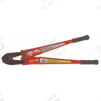 CRESCENT H.K. PORTER Bolt Cutters: Steel, For 11/16 in Max Dia Soft Steel, 42 in Overall Lg, Red (MPN 0590MC). Key specifications — attr308357: Red; attr308366: Steel; attr324820: CRESCENT H.K. PORTER.