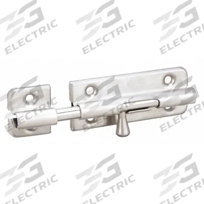 SUGATSUNE Door Bolt: Barrel Bolt, 1 1/16 in Ht, 3 3/16 in Wd - Door Bolts