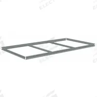 TENNSCO Shelf: 72 in x 36 in, 600 lb Load Capacity, Gray, Shelf (MPN ZBES-7236). Key specifications — Includes: (4) Beams; Shelf Configuration: Single Straight; Color: Gray; Frame Material: Steel; Brand: TENNSCO; Frame Finish: Zinc Plated; Product Type: Shelf.