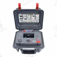 MEGGER Resistance Tester: 10 kiloohm to 20 teraohm, CAT IV 600V, IP40/IP65, Digital, No Output, 3 mA (MPN 1016-091). Key specifications — IP Rating: IP65; Test Voltage: 250V DC; Brand: MEGGER.