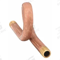 WEKSLER Pressure Gauge Siphon: Brass, 1/4 in NPT, 5 3/8 in Lg, 180° Coil, 250 psi, Water (MPN AO3B). Key specifications — Brand: WEKSLER; Material: Brass; Maximum Internal Pressure: 250 psi.