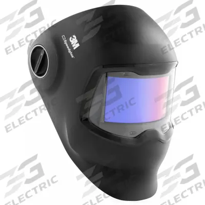 3M Speedglas(TM) G5-02 Welding Helmet 08-0100-50iC: Auto-Darkening, 4 Arc Sensors - Auto-Darkening Welding Helmets - Solid Color