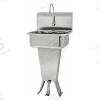 SANI-LAV Hands-Free Sink: 41 1/2 in Overall Ht, 17 in Bowl Lg, 7 in Bowl Dp, 0.5 gpm Flow Rate (MPN 5011-0.5). Key specifications — Includes Side Splash: Side Splash Not Included; Brand: SANI-LAV.