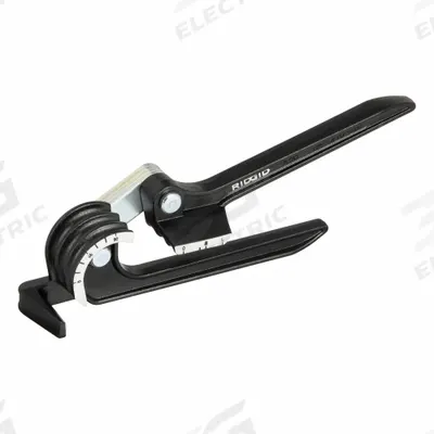 RIDGID Tube Bender: Calibrated Angle Markings from 0 to 90 Degrees, Copper - Multi-Size Lever-Style Benders