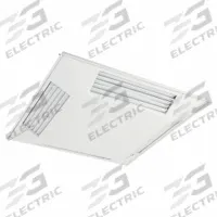 Diffuser: Ceiling, 23 in H, 23 in W, Lay-In, 6 in Duct, Steel, Side Louvered, White (MPN WLCG77506). Key specifications — Insulated: No; Adjustable Blades: Yes; Color: White; Brand: 4 WAY DIFFUSER; Mounting Location: Ceiling.