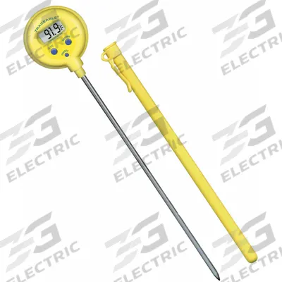 CONTROL COMPANY Digital Thermometer: -58°F to 572°F /-50°C to 300°C, ±1°C - Industrial Digital Pocket Thermometers