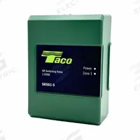 Zone Switching Relay: Switching, 1 Zones, 0 Power Port Slots, 120V AC Primary, 24V Secondary (MPN SR501-5). Key specifications — Brand: TACO; Current Ratings @ Voltages: FLA: 12 A @ 120V AC; Number of Zones: 1.