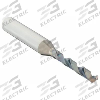 OSG Jobber Length Drill Bit: 1.1 mm, 140° R-Thinning Point - Solid Carbide Jobber-Length Drill Bits for Steel & Cast Iron