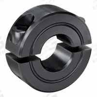 RULAND MANUFACTURING Shaft Collar: 2-Piece, Inch, Round, Clamp-On, 3/8 in Bore Dia, Carbon Steel (MPN SP-6-F). Key specifications — attr671628: RULAND MANUFACTURING.