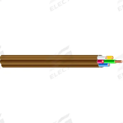 SOUTHWIRE Thermostat Wire: 18 AWG Conductor Size, 7 Conductors, 250 ft Overall Lg - Nonplenum-Rated Thermostat Wires