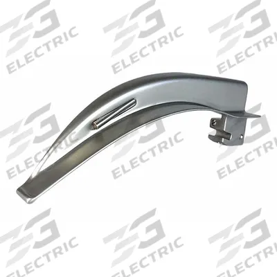 MEDSOURCE Laryngoscope Blades: Miller, 2 Blade Size, Std, 6 1/8 in Overall Lg
