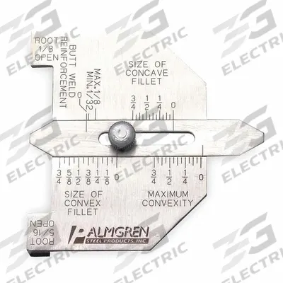 PALMGREN Butt and Fillet Weld Gauge: Inch - Automatic Weld Size Gauges