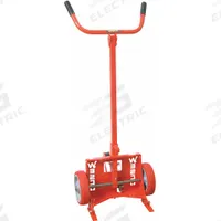 WESCO Drum Hand Truck: For 30 gal_55 gal_85 gal Cntnr Cap, For Steel Container Material, Prong, Dual (MPN 240016). Key specifications — Overall HxWxD: 60 in x 24-1/2 in x 17-1/2 in; Wheel Type/Material: Tread on Core Polyurethane; For Container Material: Steel; Brand: WESCO.