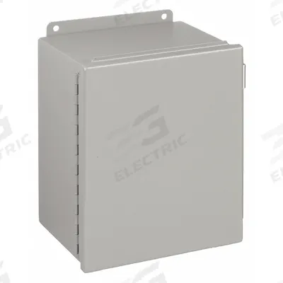 WIEGMANN Enclosure: Steel, 10 in x 8 in x 6 in, NEMA 12/13, Solid Cover - Steel Dust-Tight Enclosures