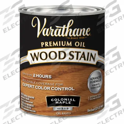 VARATHANE Wood Stain: Wood Stain, Interior, Oil, 1 qt Container Size, Wood, Satin - Wood Stains