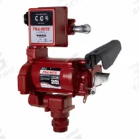 FILL-RITE Electric Drum Pump: 20 gpm Max. Flow Rate, 115 V AC, 33/100 hp HP, Pump Only, Cast Iron (MPN FR701VN). Key specifications — Brand: FILL-RITE; Rated Voltage: 115 V AC; Discharge Hose Size: Not Included; Nozzle Type: Not Included.
