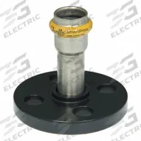 APOLLO Crimp Adapter Fitting: 2 in Pipe x 2 in Pipe Size, Press-fit x Flange, HNBR, SmartPress (MPN 123456908). Key specifications — Brand: APOLLO; Series: SmartPress.
