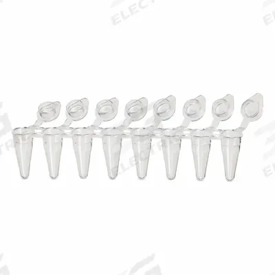 GLOBE SCIENTIFIC Test Tube: Test Tube, Polypropylene, 0.1 mL Capacity - mL, White - Plastic Test Tubes