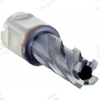 SLUGGER BY FEIN Annular Cutter: 9/16 in Cutter Dia, 1 in Max Cutting Dp, TiCN, High Speed Steel (MPN 63134142114). Key specifications — attr253884: No; attr253885: TiCN; attr253886: High Speed Steel; attr253887: Weldon Flat; attr253888: Fractional Inch; attr277149: SLUGGER BY FEIN.