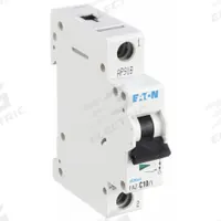 EATON IEC Supplementary Protector: 10 A Amps, 48V DC, 15kA at 277V AC, Lug, FAZ, 277/480V AC, C (MPN FAZ-C10/1-SP). Key specifications — Brand: EATON; Terminal Connection: Lug; DC Voltage Rating: 48V DC; Max. AIR Rating: 15kA at 277V AC; Series: FAZ; AC Voltage Rating: 277/480V AC; Curve Type: C.