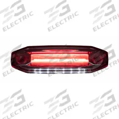 MAXXIMA CLEARANCE MARKER RED CLEAR LENS AND GROUND LIGHT: Clearance Light, LED, Rectangular, Screw (MPN M17300RWCL-DC). Key specifications — Lens Color: Clear; Brand: MAXXIMA; Electrical Connection: Bullet and Ring Connector; Lighting Technology: LED; Mount Type: Screw; SAE Lens Code: P2.