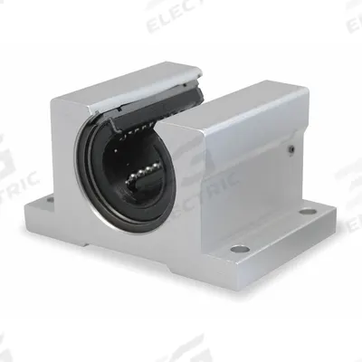 Dayton Linear Pillow Block Bearing: Twin, 1 1/2 in Inside Dia, 7 fps Steady State Speed - Twin Open Pillow Block Linear Ball Bearings