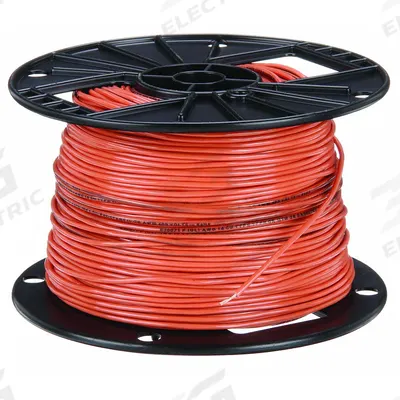 SOUTHWIRE Building Wire: Copper, 16 AWG, 1 Conductors, Stranded, Orange, 500 ft Lg - Copper TFN/TFFN Building Wires