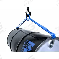 MORSE Drum Lifting Hook: 2 Grip Points, For 55 gal Drum Capacity, Metal, 1,000 lb Wt Capacity, Rim (MPN 41). Key specifications — Color: Blue; For Drum Material: Metal; Grip Location: Rim; Material: Steel; Brand: MORSE.