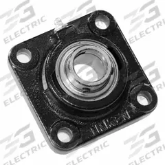 TIMKEN Flange Mount Bearing: Radial Ball, 1 3/16 in Bore, Cast Iron, Set Screws, 4 5/8 in Lg, Square (MPN YCJM 1-3/16 SGT). Key specifications — Bore Type: Cylindrical; Brand: TIMKEN; Lubricant Material: NLGI 2 Lithium Complex Grease; Mounting Bolt Size: 1/2 in; Split Housing: Not Split; System of Measurement: Inch.