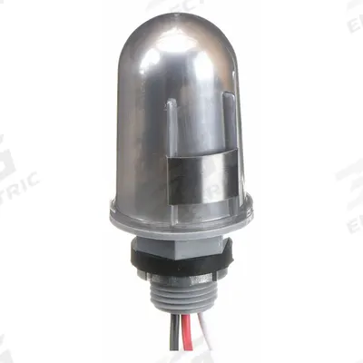 TORK Photocontrol: Thread Stem Photocell Mounting, 1/2 in Stem Dia, SPST - Fixed Stem-Mounted Photocells