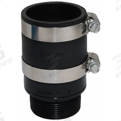 ZOELLER Check Valve: Swing, Inline Valve Body, 1 1/2 in Pipe Size, For Water Media - PVC Swing Check Valves