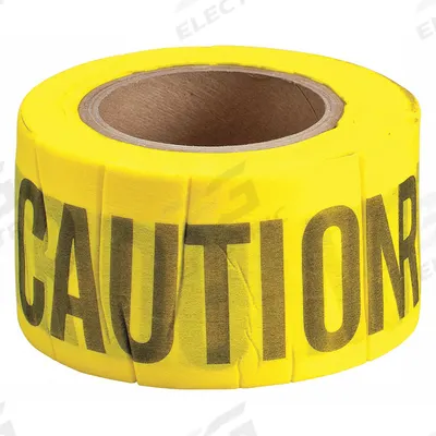 APPROVED VENDOR Flagging Tape: 150 ft Lg, 3 in Wd, Caution Do Not Enter Legend - Specific Caution Messaging Barrier Tape