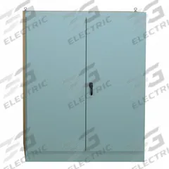 HAMMOND Enclosure: Steel, 90 in x 72 in x 24 in, NEMA 12, Solid Cover, Hinged (MPN 1418BY24). Key specifications — Brand: HAMMOND; Closure Method: Latches; Knockouts: Not Included.
