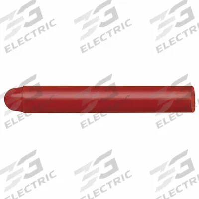 MARKAL Marking Crayon: Wax, 17 mm Tip Wd, Firm, Red, 70°F to 100°F - Wax Lumber Crayons