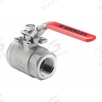 KECKLEY Manual Two-Way Ball Valve: 1 1/4 in, Stainless Steel, Straight, FNPT x FNPT, One-Piece (MPN BVS2THFSSRGSL-125). Key specifications — Brand: KECKLEY; Handle: Locking Lever.